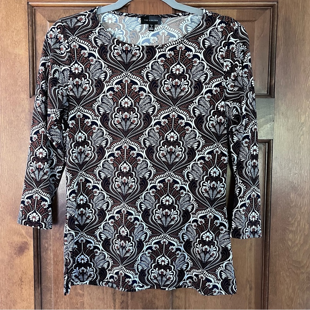 The Limited women’s blouse size small tall three quarter length sleeves